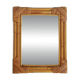 Miroir en bambou et rotin des années 1960 dans le style de la Côte d'Azur