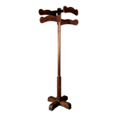 Oak coat rack, France, early 20th century