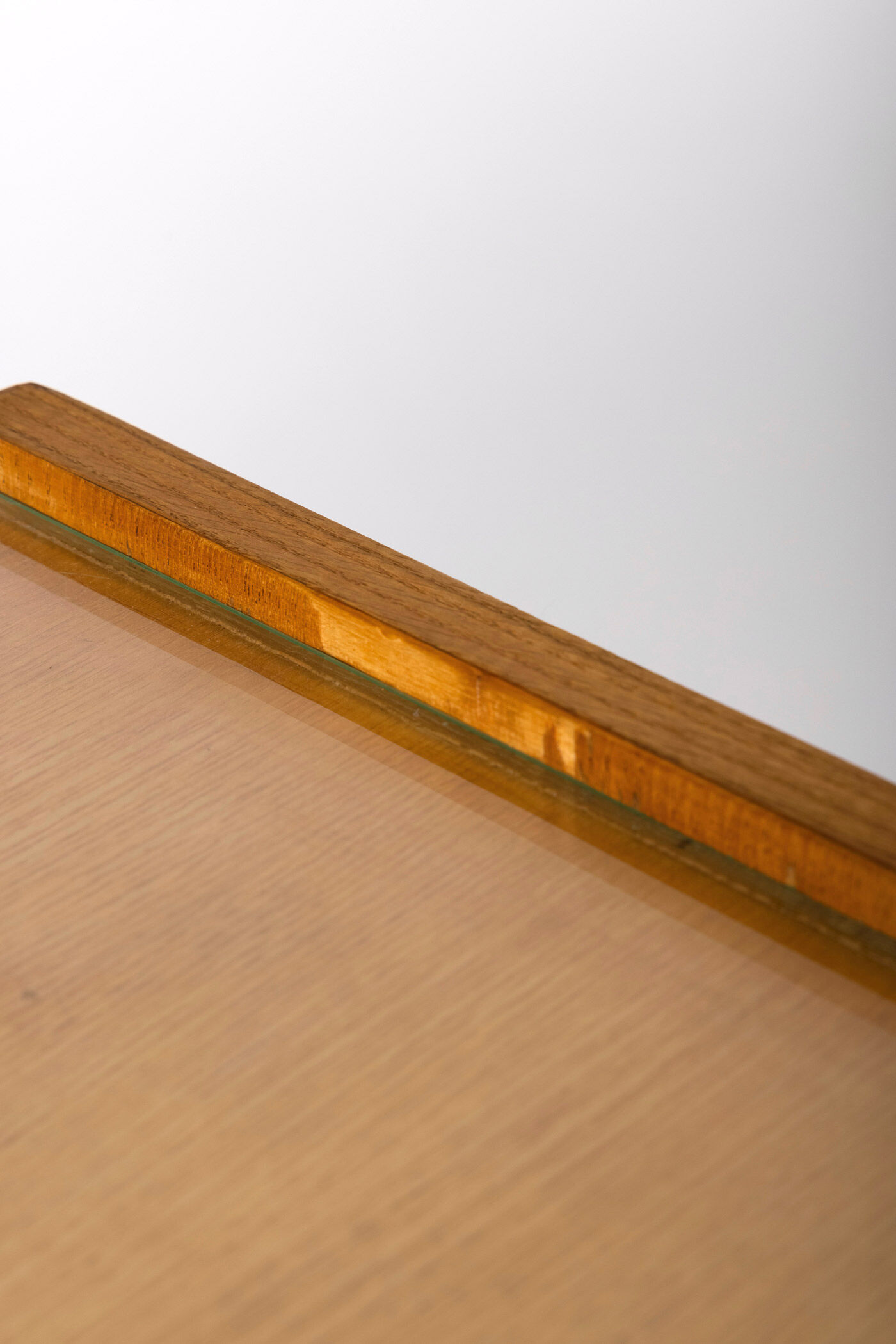 Bureau en bois et verre par Jean René Picard, 1960s