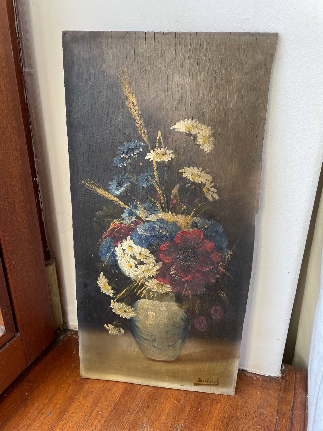 Two oil paintings on panels