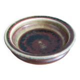Stoneware bowl signed Fontgombault