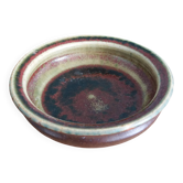 Stoneware bowl signed Fontgombault