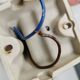 Ceramic bathroom lamp designed by Sigvard Bernadotte for Ifö Sweden 60-70s