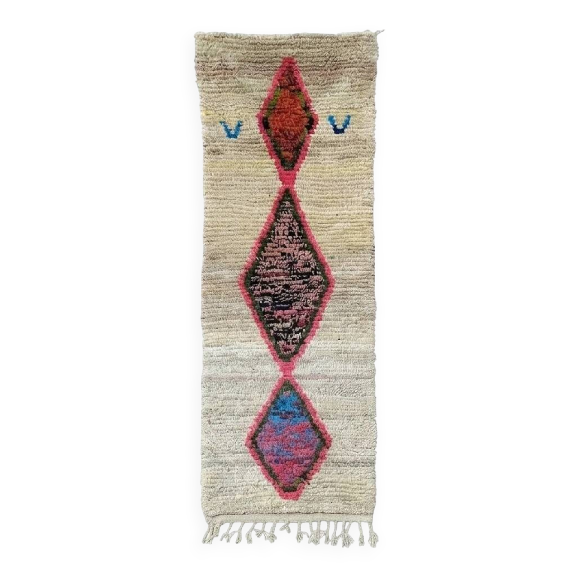 Vintage Boujad hallway rug
