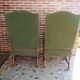 A pair of Louis XIII-style sheep bones armchairs