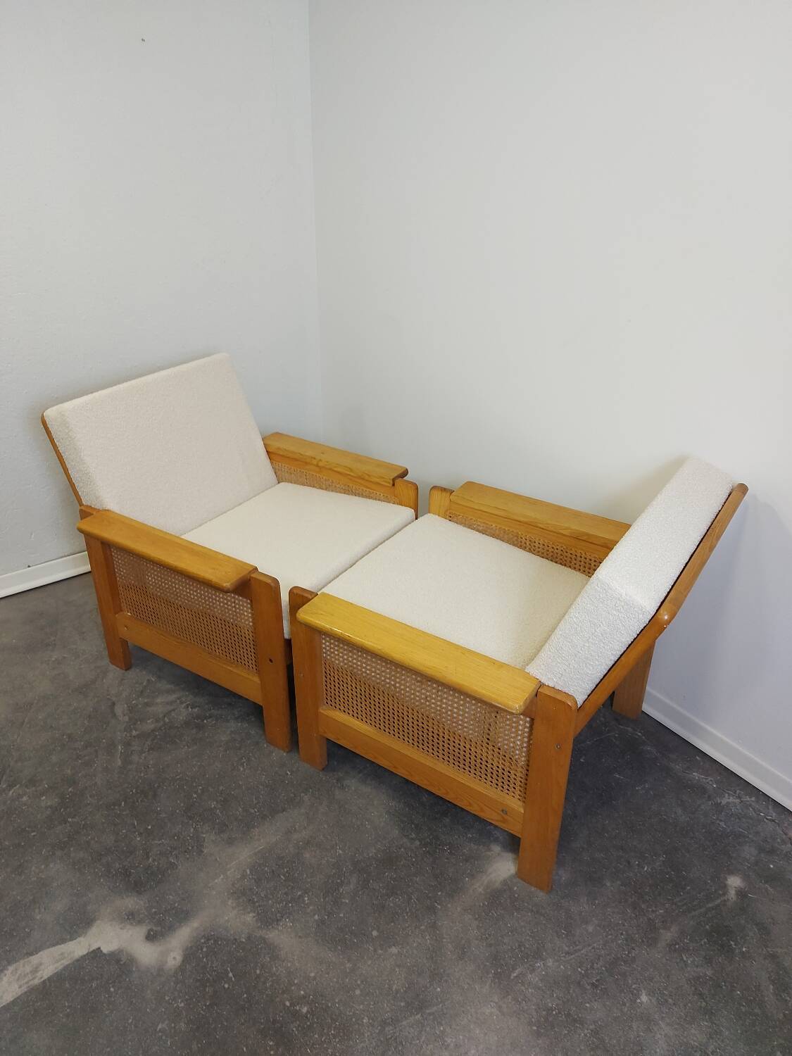 Paire de fauteuils/chaise longue des années 1970