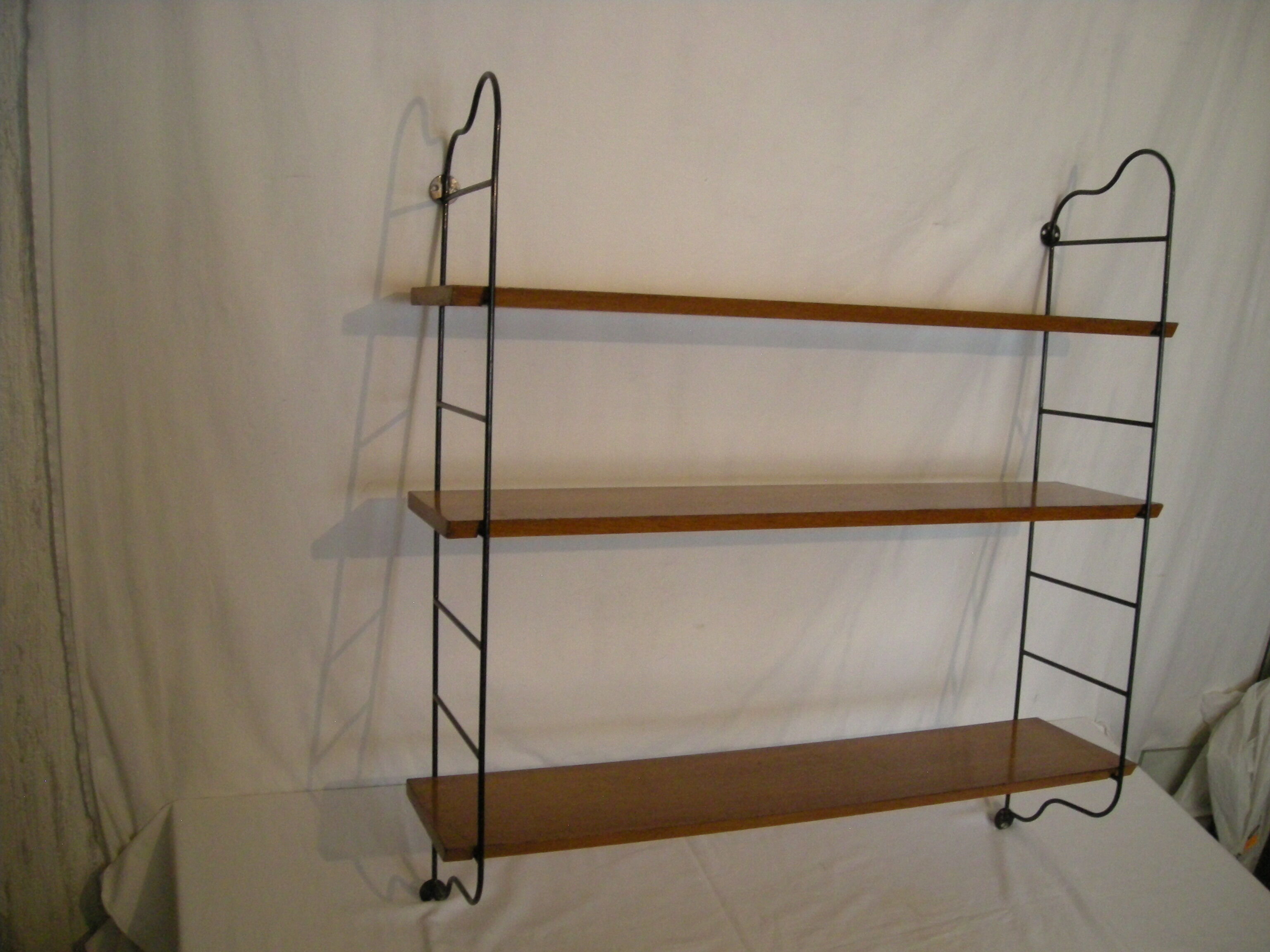 Scandinavian wall shelf from the 50s