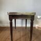 Louis XVI Style coffee table, marble wood and brass