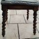 Pair of old Alsatian brutalist chairs