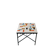Square coffee table in multicoloured zellige, handcrafted in Morocco.