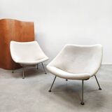 Ensemble de fauteuils lounge vintage Artifort 'Oyster' Pierre Paulin 1960