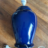 Blue ceramic lamp base
