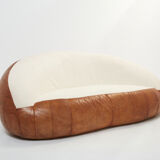 Rare set of sofas croissant 1970