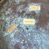 Hammered copper pot cover, diameter 28 cm