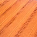 Vintage Scandinavian style table with central extension. Teak wood. France, 1960s