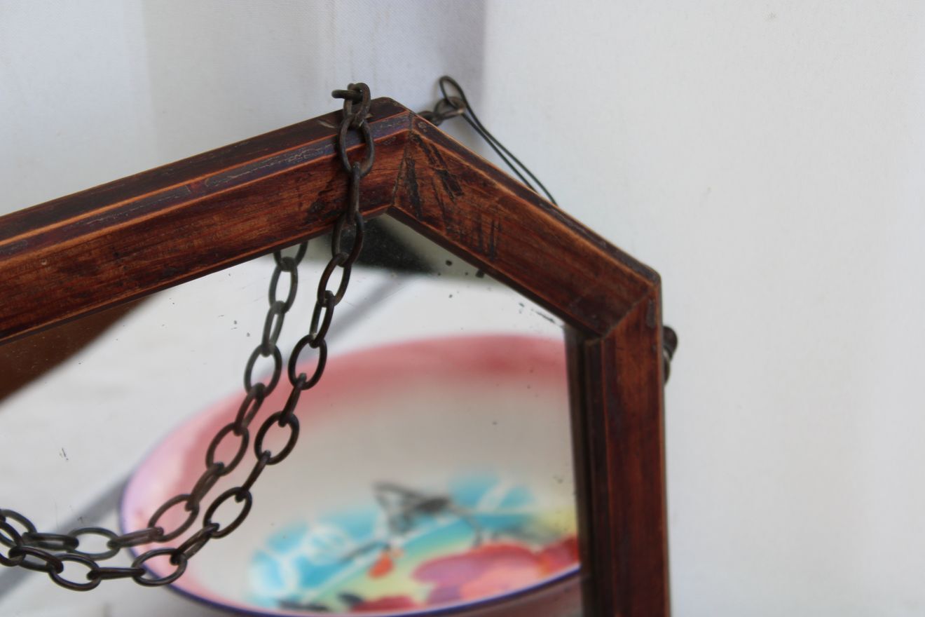 Wooden mirror