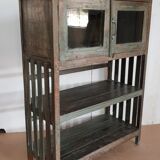 Old cupboard burmese teak shelf