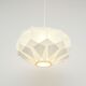 White lamp designed by L. Schioler for Hoyrup Denmark 1970
