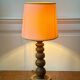 Pied de lampe en bois tourné