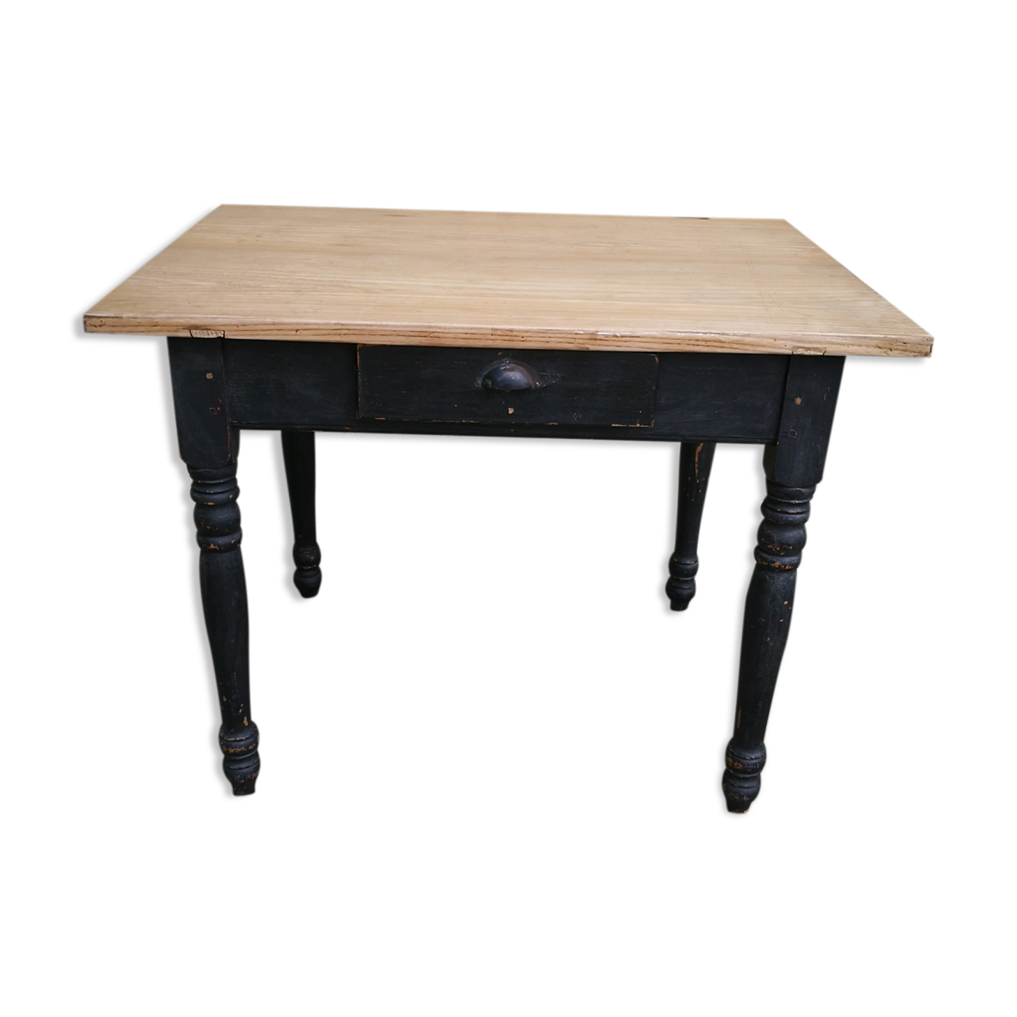 Vintage wooden farmhouse table