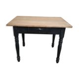 Vintage wooden farmhouse table