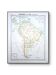 Printed in 1900, map of South America.