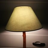 Wooden floor lamp