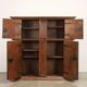 Antique double-bodied buffet, early 17th century, walnut doors.