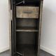 Metal and wood cupboard and drawer furniture
