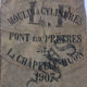 Former jute canvas bridge in 1907 priests bag