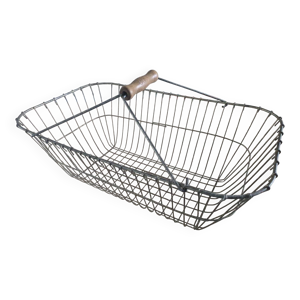 panier vintage en métal