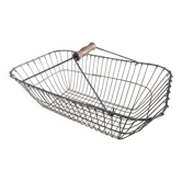 Vintage metal basket