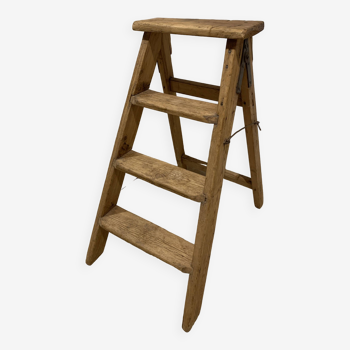 Solid wood stepladder very charming old decoration