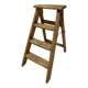 Solid wood stepladder very charming old decoration
