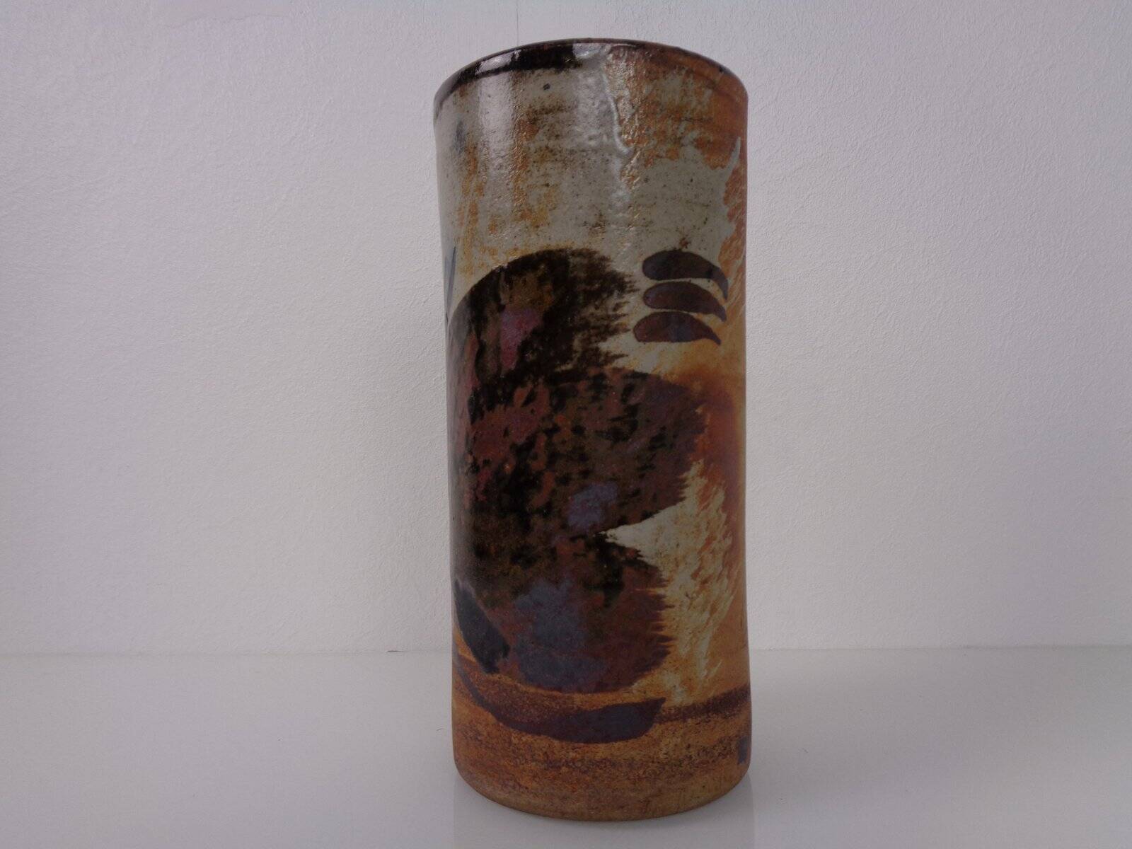 Danish stoneware vase by Conny Walther, 1960s