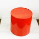 Table en plastique rouge par Emma Gismondi pour Artemide Italie