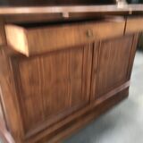 Buffet deux corps anglais en acajou
