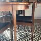 Vintage rosewood table and chair set