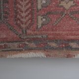 1970s Distressed Tree of Life Pattern Turkish Karapinar Rug 2'6'' x 6'7''