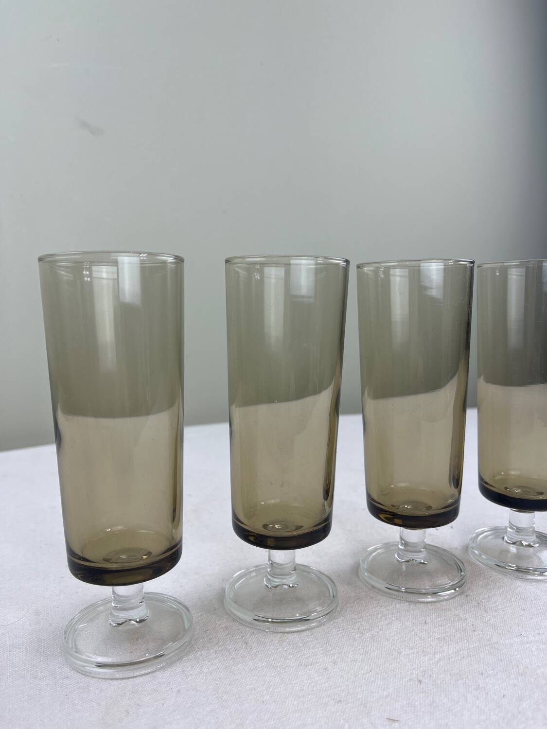 Flûtes vintage fumé