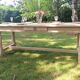 Renovated solid oak farmhouse table