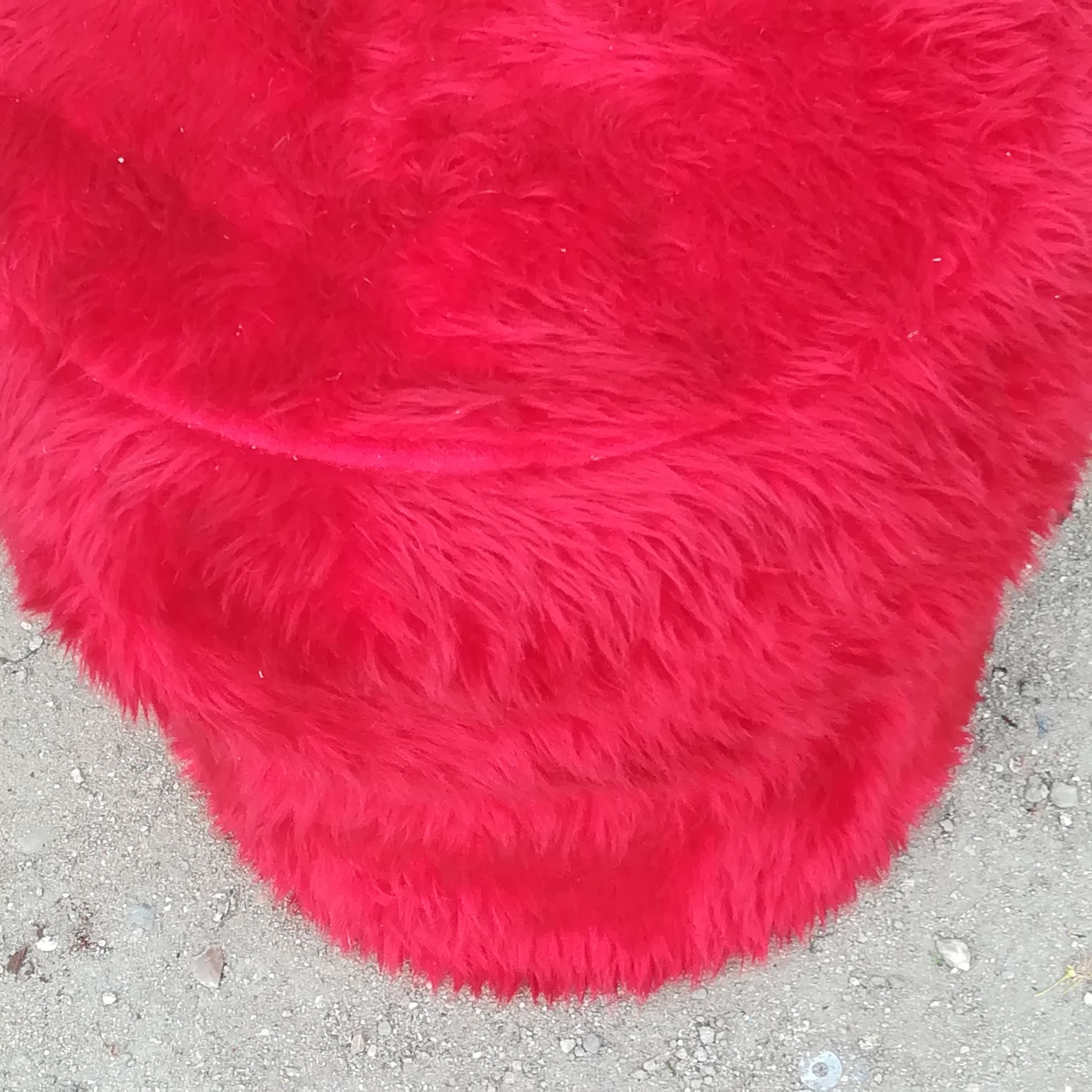 Ottoman fabric red rug
