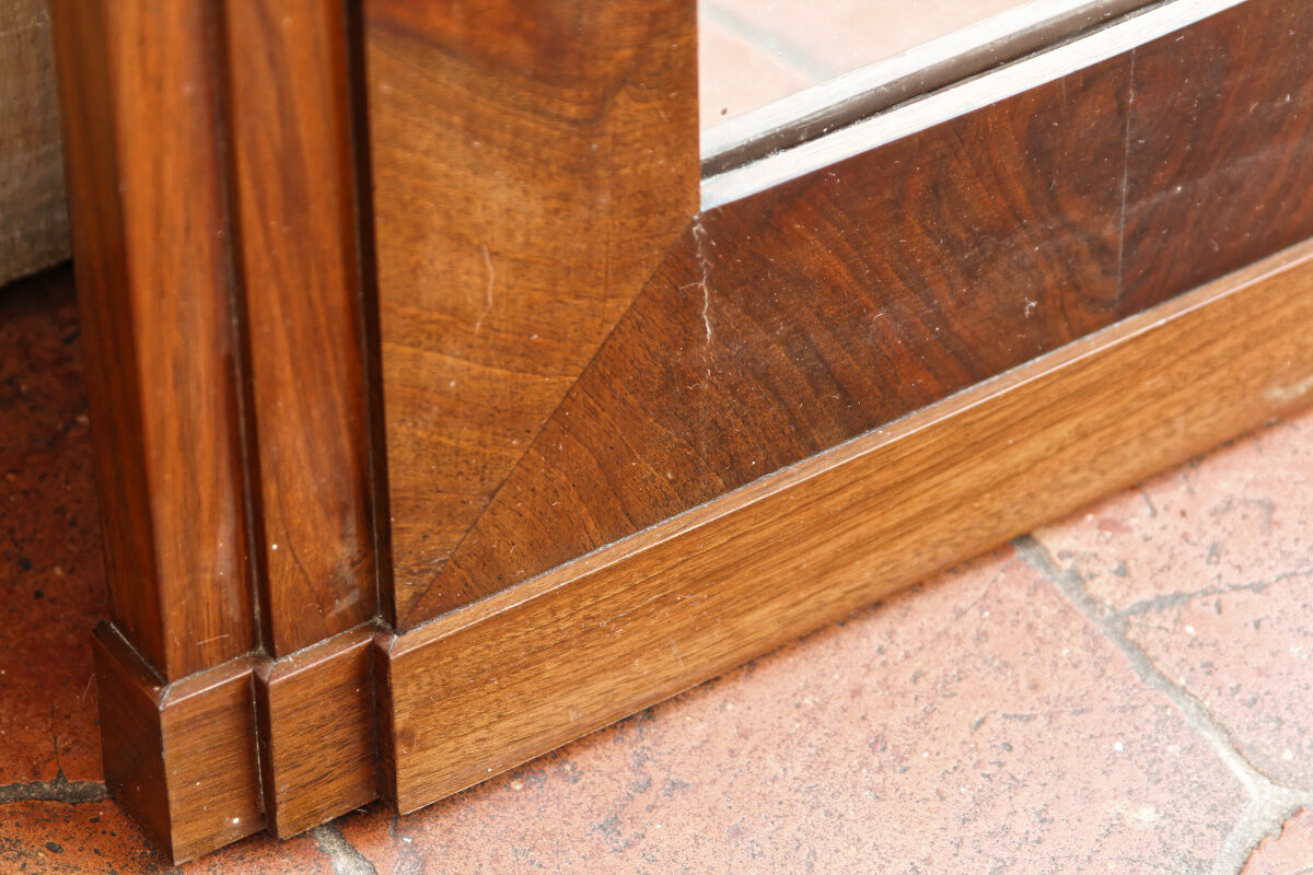 Art Deco trumeau mirror – rosewood