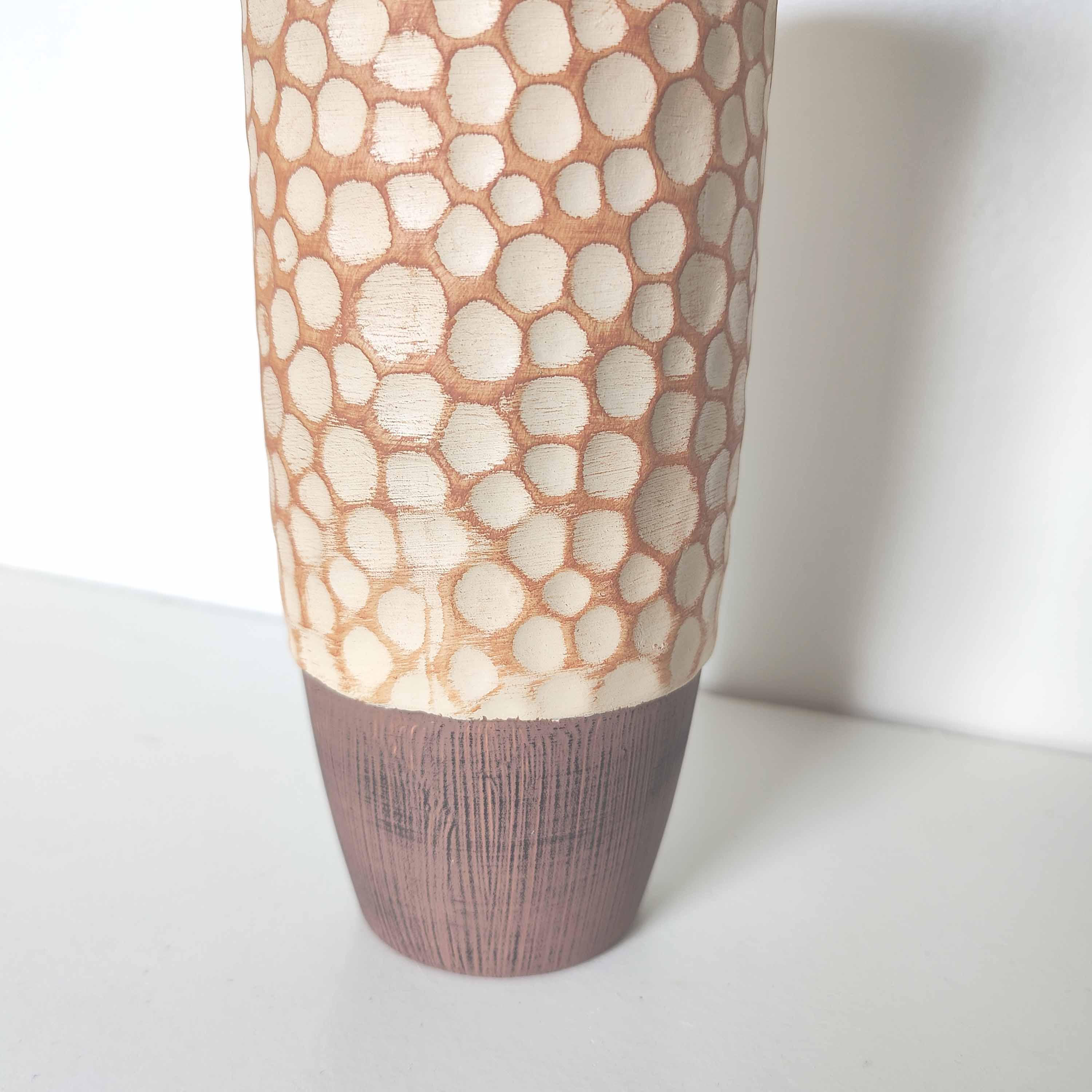 Ocher vase