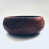 Mid-Century Scandinavian Round Teak Bowl Set, Denmark, 1960s, Set of 2