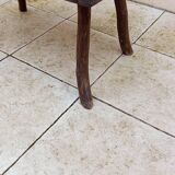 Vintage Brutalist Elm Coffee Table