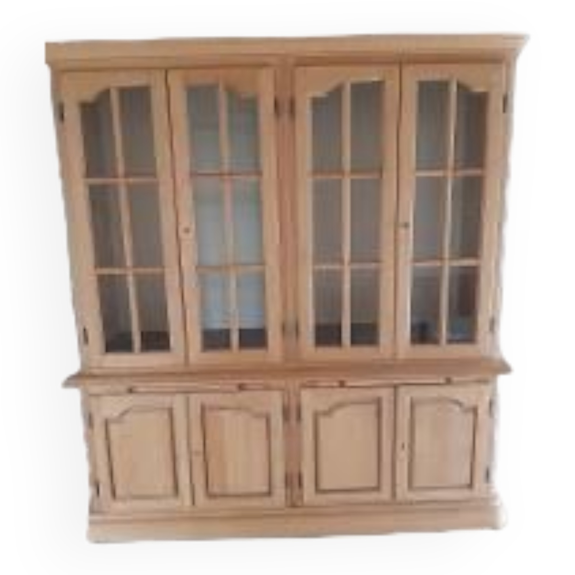 Solid cherry bookcase