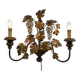 Florentine “grape” wall lamp Italy, 1940 - 1950