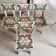 Salon table avec 4 chaises enfant vintage ethnique