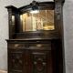 Blackened wooden sacristy sideboard from the Napoleon III period, circa 1850